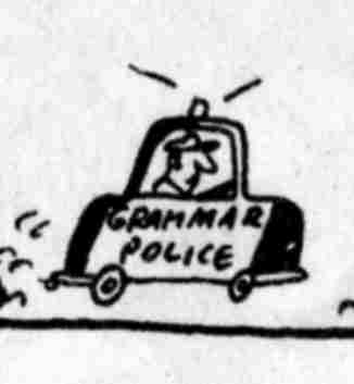 from Rhymes with Orange by Hilary B. Price: Wednesday, July 8, 2009 Grammar Police